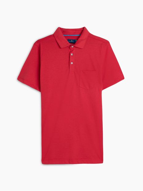 Polo Premium Unicolor Rojo para Hombre 00376