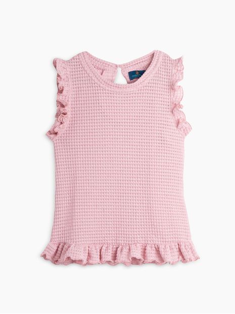 Camiseta Manga Sisa Tejida para Mujer 01409