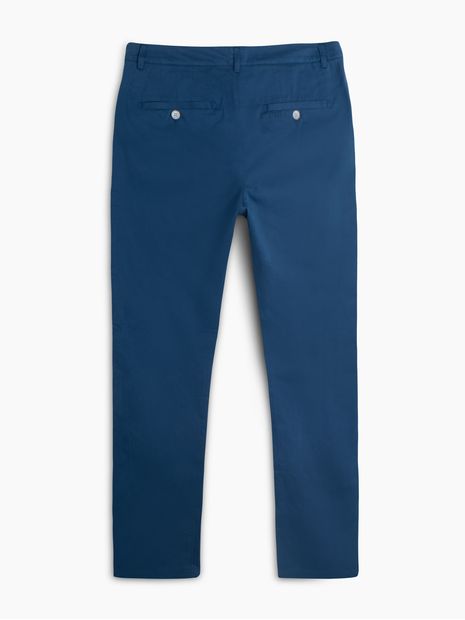 Pantalón en Algodón Unicolor para Hombre 01371