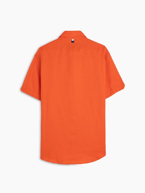 Camisa Unicolor Manga Corta para Hombre 01187