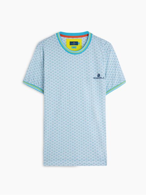 Camiseta en Silueta Slim Fit para Hombre 00964